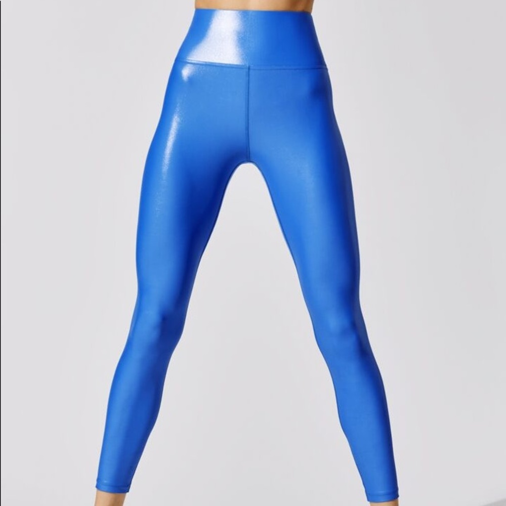 Carbon38 Hi-Rise Takara 7/8 legging - Cerulean